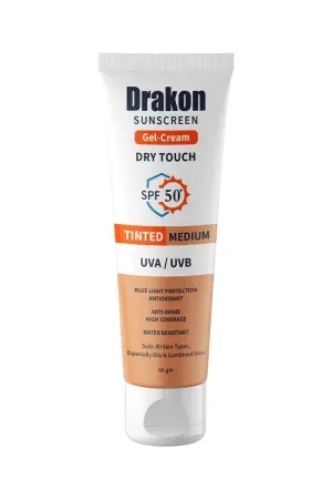 دراكون كريم واقي شمس دراكون جل-كريم تينتد ميديم بدرجة حماية SPF 50