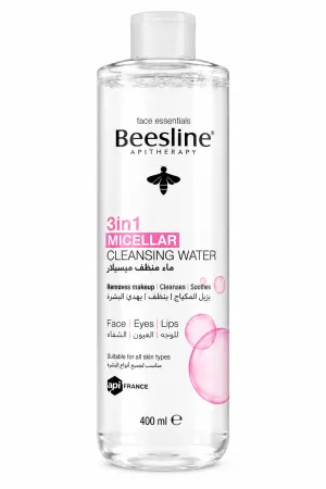 بيزلين ماء ميسيلار منظف 3 في 1 حجم 400 مل – Beesline 3 in 1 Micellar Water