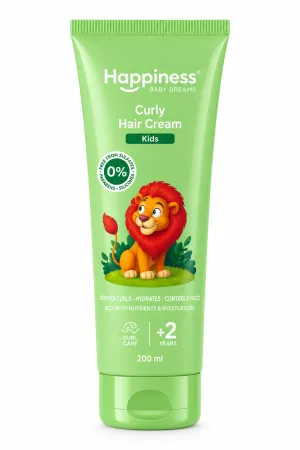 هابينس كريم شعر كيرلي 200 مل – Happiness Curly Hair Cream