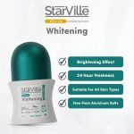 ستارفيل مزيل عرق لتفتيح البشرة مزود ببلية دوارة، للنساء