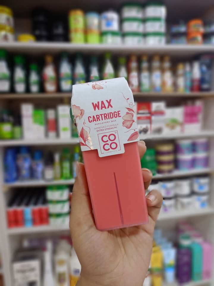 كوكو واكس شمع ازالة الشعر لون وردي بالورد لنزع الشعر بكل امان و سهولة 100مل