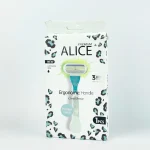 أليس ماكينة حلاقة بريميوم لون أزرق 5 شفرات قطعة واحدة