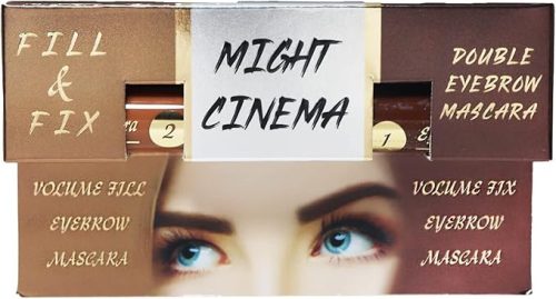 مايت سينما ماسكرا لتكثيف وتثبيت الحواجب المزدوجة بني