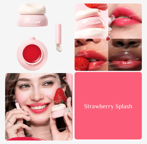 ⁦شيجلام ملمع شفاه مرطب بنكهة الفراولة – Sheglam Strawberry Splash Lip Balm⁩ - الصورة ⁦2⁩
