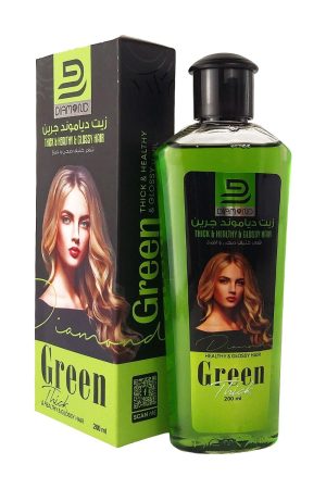 دايموند زيت الشعر جرين لتكثيف الشعر ومنحه الصحة واللمعان 200 مل