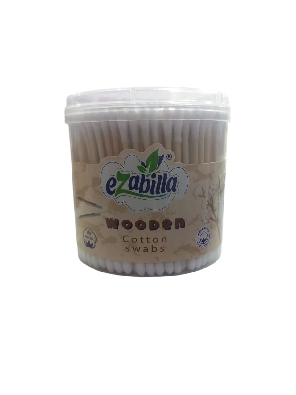 ايزابيلا اعواد قطنية خشبية لتنظيف الأذن 250عود
