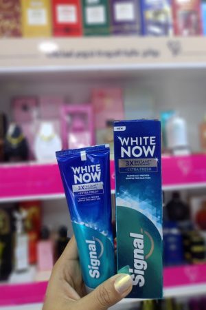سيجنال معجون اسنان انتعاش إضافي تبييض فوري ونفَس منعش 75 مل