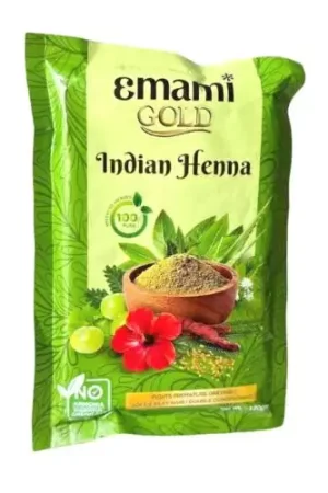 حناء امامي جولد الهندية 100% نقية مع الأعشاب 120 مل