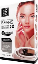 كوكو واكس شمع إزالة شعر بطين البحر الميت أسود 500 مل