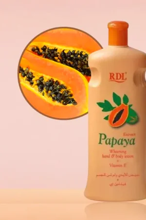 ار دي ال لوشن تفتيح الجسم بالبابايا + فيتامين هـ 210 مل