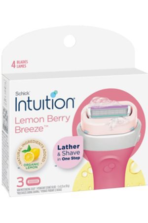 انتويشن شيك ملحقات موس الحلاقة بخلاصة الليمون بيري - 3 قطع