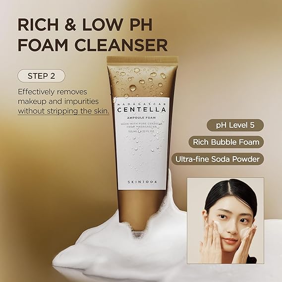 سنتيلا سنتيلا دبل كلينزنج منظف مزدوج (أمبولة رغوة سنتيلا وزيت تنظيف سنتيلا الخفيف) - الصورة 4