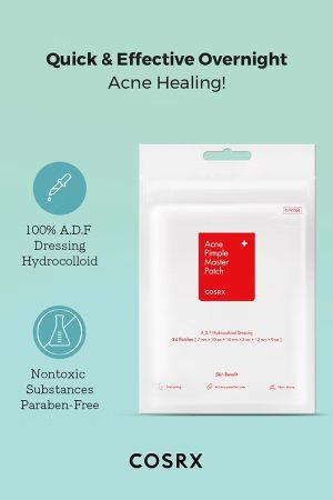 كوسركس كوسركس لصقات حبوب هيدروكولويد – 24 لصقة (3 أحجام)