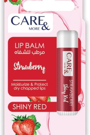 كير اند مور مرطب شفاه بالفراولة