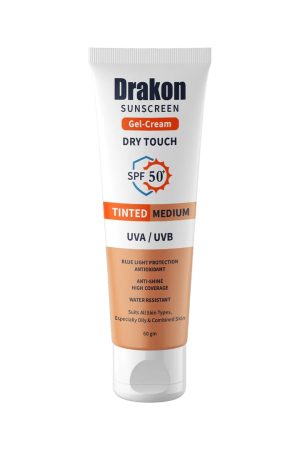 دراكون كريم واقي شمس دراكون جل-كريم تينتد ميديم بدرجة حماية SPF 50