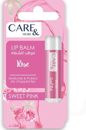 كير اند مور مرطب شفاه برائحة الورود