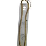 سلسلة ستانلس ستيل فلات سادة – لون ذهبي