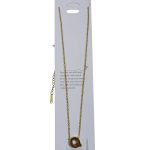 سلسلة حرف Q ستانلس ستيل مطلية ذهبي