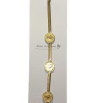 إسورة ستانلس ستيل ذهبي مطلي بتصميم السلسلة الناعمة  “كوين”