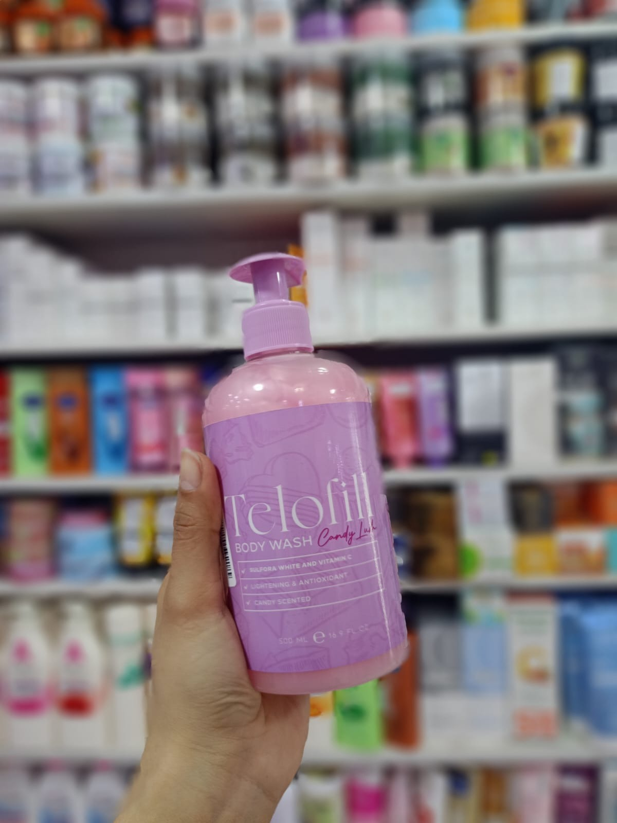 تيلوفيل غسول الجسم كاندي لاش 500 مل