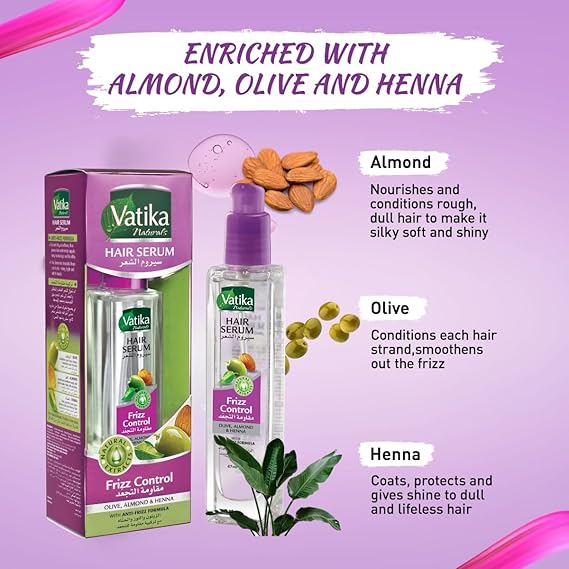 فاتيكا سيروم للشعر طبيعي من الزيتون واللوز والحناء 47 مل - الصورة 2