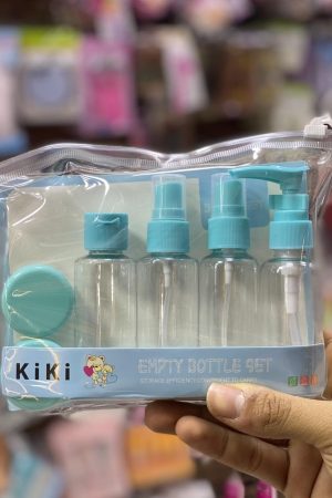 كيكي مجموعة زجاجات فارغة للسفر لمستحضرات التجميل