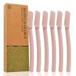 ديرمابلانينج مجموعة شفرات تقشير الوجه و إزالة شعر الوجه والحواجب