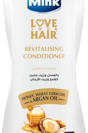 مينك بلسم بالعسل وزيت جنين القمح وزيت الارجان 400 مل