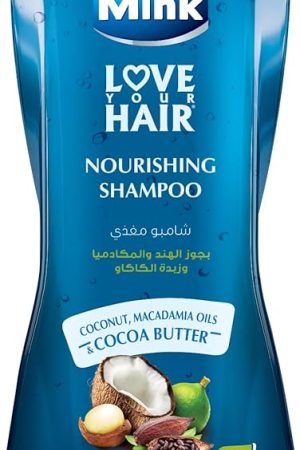 مينك شامبو بجوز الهند وزيوت المكاديميا وزبدة الكاكاو 400 مل