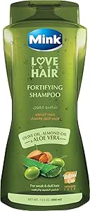 مينك شامبو بزيت الزيتون وزيت اللوز والصبار 400 مل
