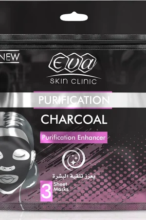 ايفا شيت ماسك الفحم لتعزيز تنقية البشرة الأصلي من ايفا على بيوتي روز - باركود 6223001385530