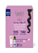 تويست اند جو روتين الشعر لوشن ضد التساقط 250 مل + ليف إن كريم 250 مل الأصلي من توست اند جو على بيوتي روز - باركود 6224002293534