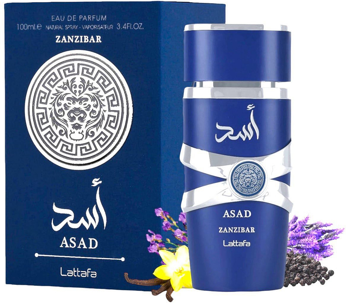 لطافة عطر أسد زنجبار للرجال 100 مل الأصلي من لطافة على بيوتي روز - باركود 6290360598665