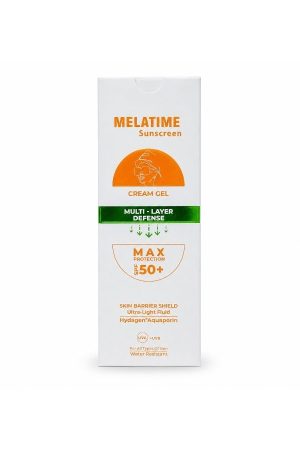 ميلاتايم صن سكرين كريم جل SPF 50+ 60 مل الأصلي من ميلاتايم على بيوتي روز - باركود 6224004110198
