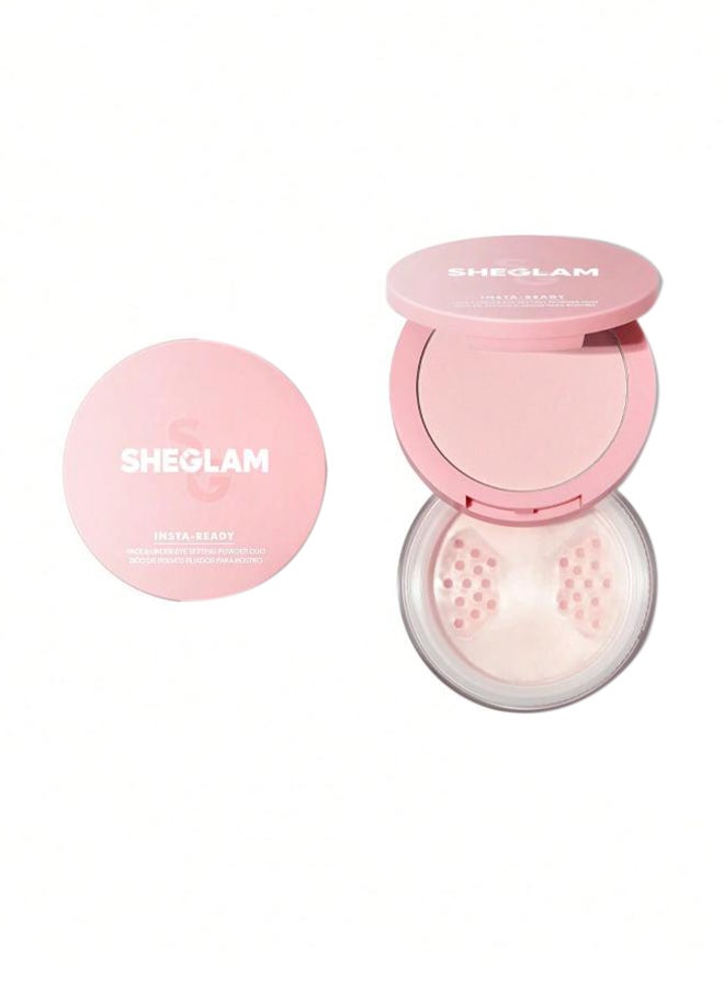 شيجلام Insta-Ready Face & Under Eye Setting Powder Duo - بودرة وجه