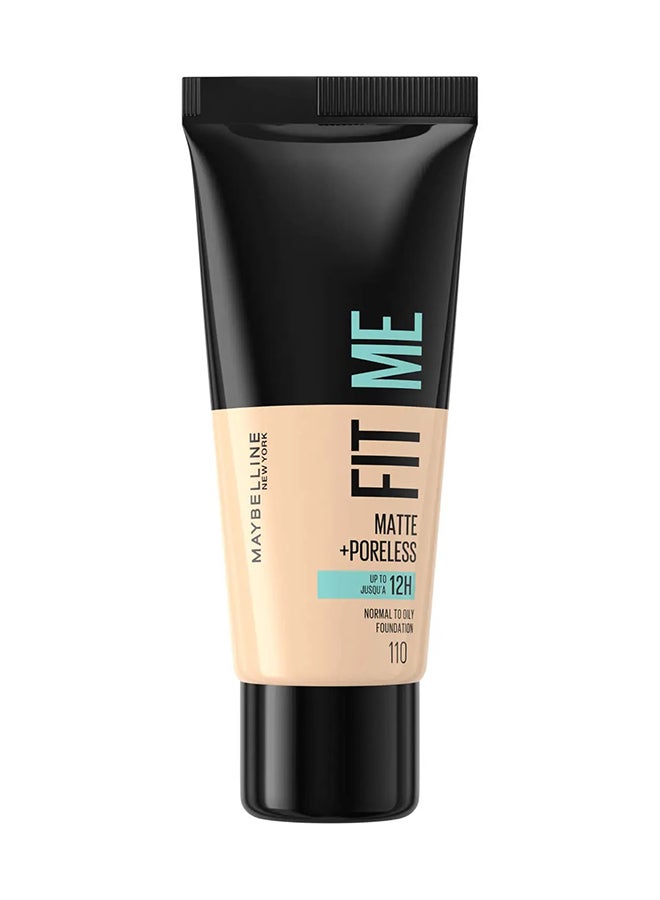 ميبلين نيويورك Fit Me Matte + Poreless 110 Ivory - منتج مكياج