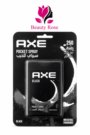 AXE Black سبراي عطر للجيب للرجال – حوالي 17 مل / حتى 250 رشة
