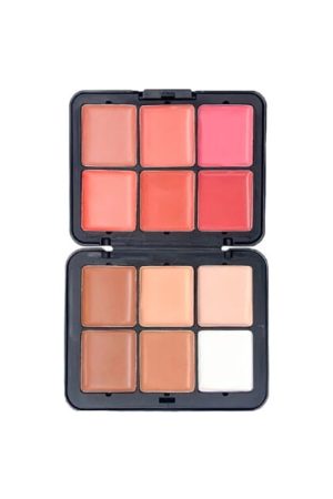 روز بيري باليت بلاشر وكونتور كريمي 12 لون - Cream Blush & Contour Palette صورة 1