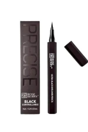 روز بيري قلم آيلاينر Precise Ultra أسود 1 جم صورة 1