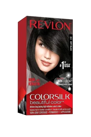 Revlon ColorSilk صبغة شعر ريفلون كلر سيلك - أسود ناعم 11