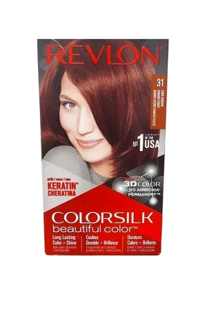 Revlon ColorSilk صبغة شعر ريفلون كلر سيلك - بني محمر داكن 31