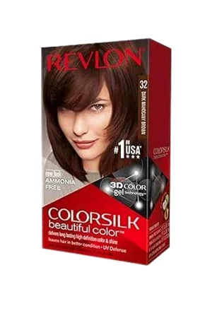 Revlon ColorSilk صبغة شعر ريفلون كلر سيلك - بني ماهوجني داكن 32