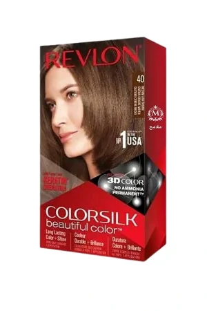Revlon ColorSilk صبغة شعر ريفلون كلر سيلك - بني رمادي متوسط 40