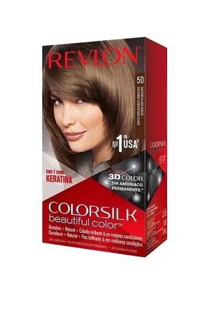 Revlon ColorSilk صبغة شعر ريفلون كلر سيلك - بني رمادي فاتح 50