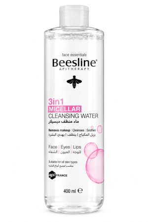 بيزلين ماء ميسيلار منظف 3 في 1 حجم 400 مل – Beesline 3 in 1 Micellar Water