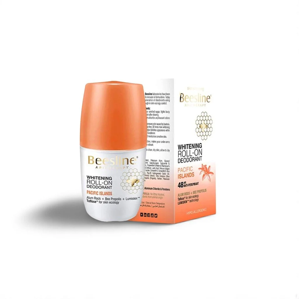 بيزلين رول أون جزر الباسيفيك لتفتيح الإبط والحماية من التعرق 48 ساعة – 50 مل