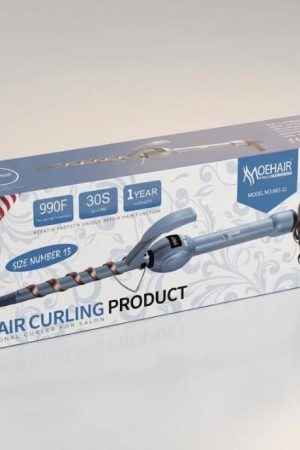 مكواة تجعيد الشعر احترافية من Moehair (موديل MO-32 - مقاس 13)