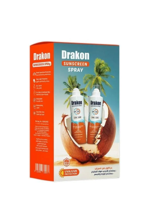 عرض 1+1 واقي شمس دراكون سبراي SPF 50+ – 200 مل × 2