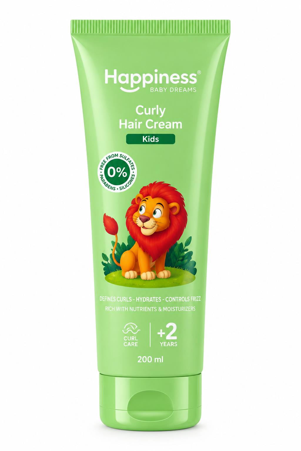 هابينس كريم شعر كيرلي 200 مل – Happiness Curly Hair Cream
