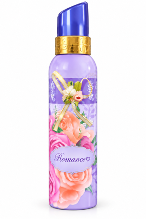 Romanceبخاخ معطر للجسم للنساء برائحة أنثوية ناعمة ومنعشة